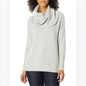 Women's French Connection Cozy Cowl Neck Sweater - Light Gray